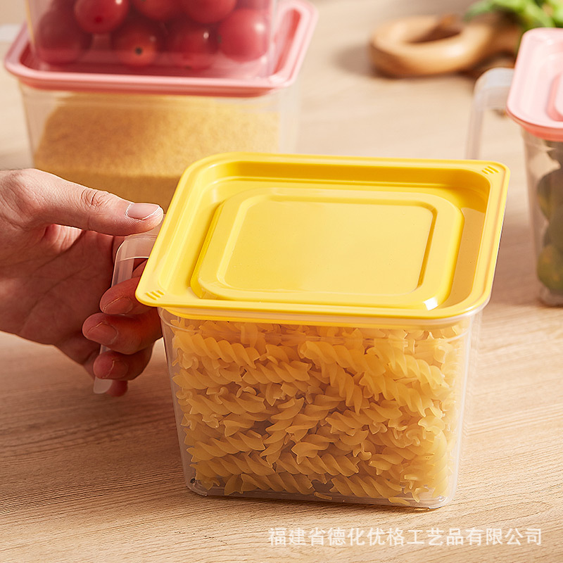 Hộp bảo quản tủ lạnh loại kéo nhà bếp Trái cây và trứng, hộp giữ tươi kín bằng nhựa đặc biệt để lưu trữ, cấp thực phẩm