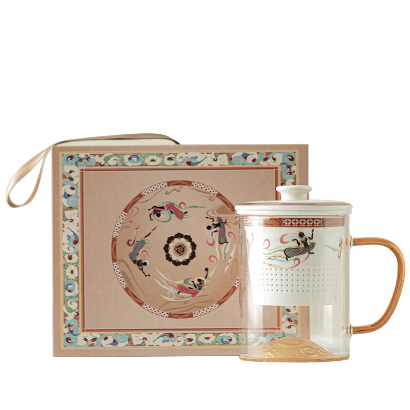 Cốc lọc bay ánh trăng cốc gốm sứ văn hóa và sáng tạo Đôn Hoàng cốc cốc cốc tách nước trà cốc cá nhân cốc nước văn phòng