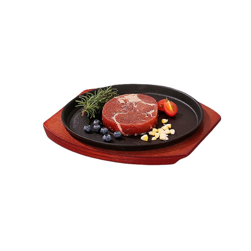 Đĩa nướng tròn hình vuông dày, Đĩa nướng, đĩa gang nướng thương mại, Đĩa nướng Bít Tết Chống dính, đĩa chiên đồ ăn phương Tây gia dụng