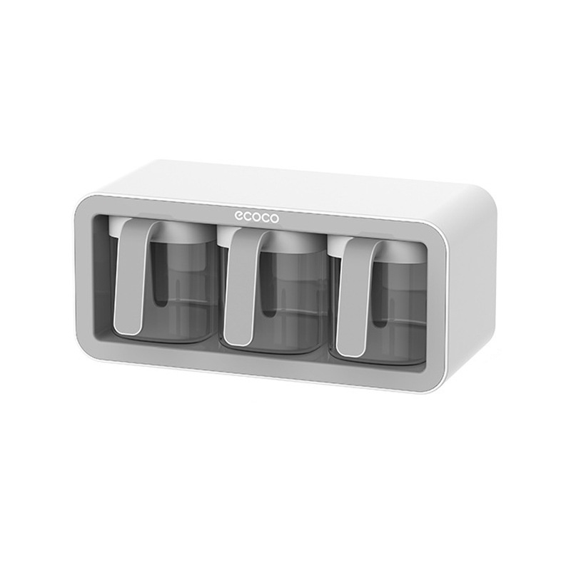 Hộp gia vị, đồ dùng nhà bếp, một hộp đựng nhiều ngăn đựng muối, Lọ Muối, lọ đựng gia vị, bộ kết hợp