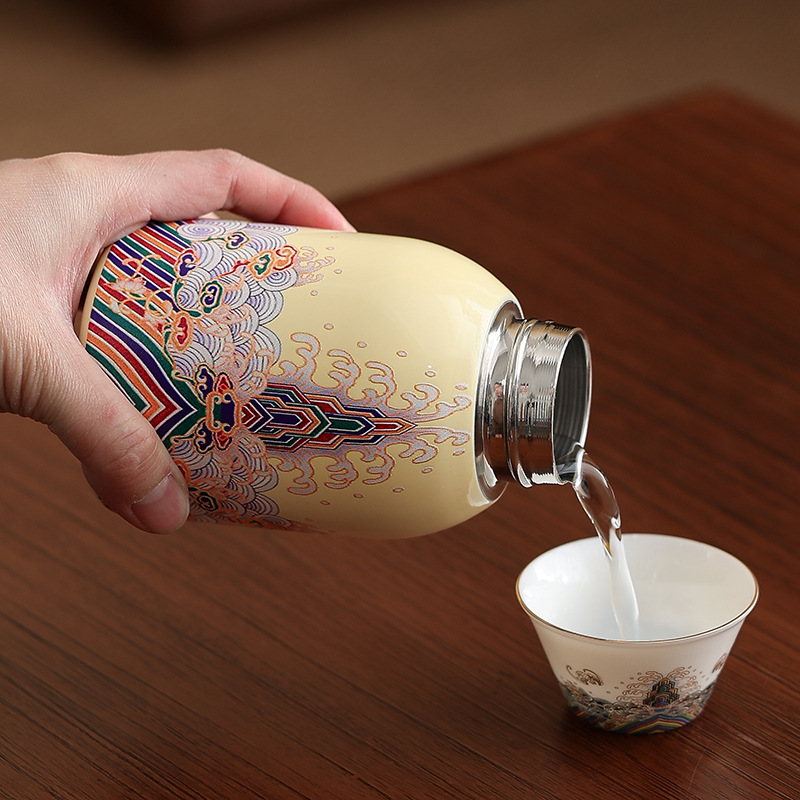 Bán buôn cốc nhỏ bụng mini inox 304 cốc giữ nhiệt nhỏ mập cầm tay đơn giản cầm tay