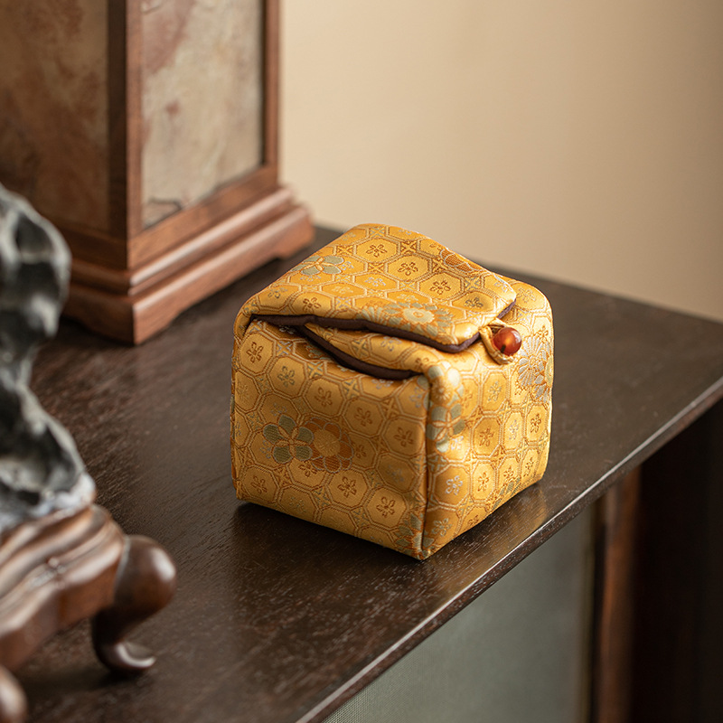 Túi đựng đồ bằng lụa dày, túi du lịch kiểu Trung Hoa, túi đựng tách trà, tách trà, bộ ấm trà, ấm trà, túi vải cỡ vừa, nhiều màu