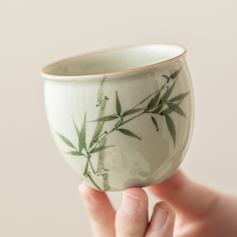 Cốc cốc cốc cốc cốc đựng trà bằng gốm sứ cao cấp phong cách Trung Quốc gia dụng cốc cốc cốc chủ nhân cốc đơn