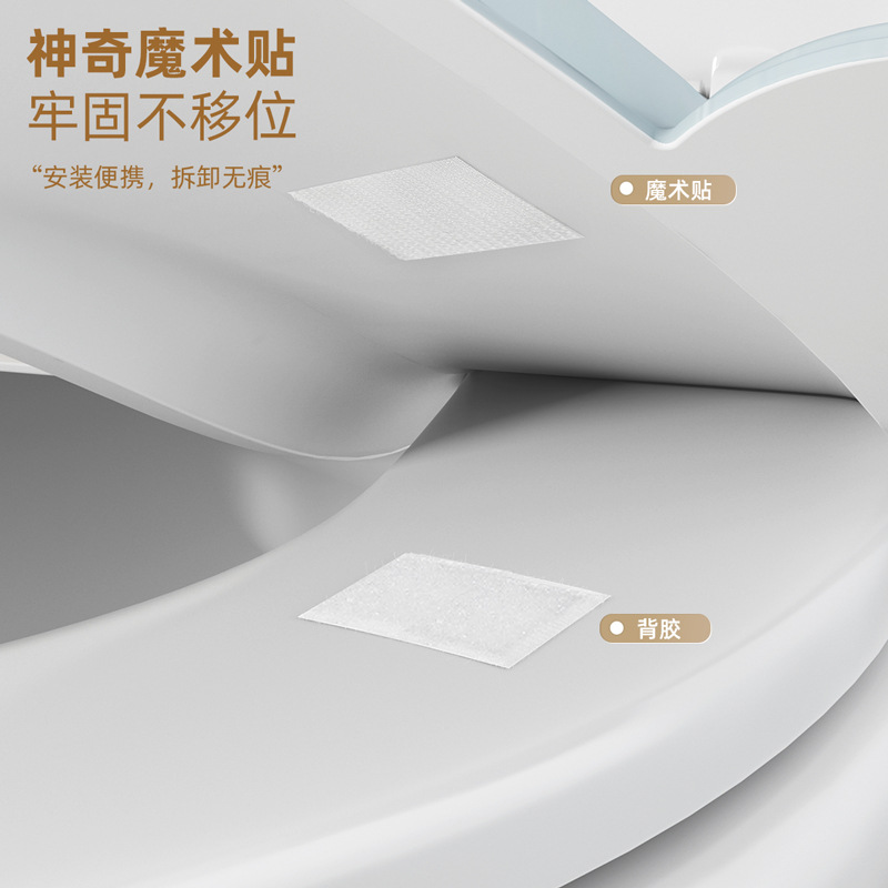 Thảm bồn cầu chống thấm nước eva dày dặn Yicoco thảm bồn cầu kiểu dính thông dụng bốn mùa có tay cầm gia dụng