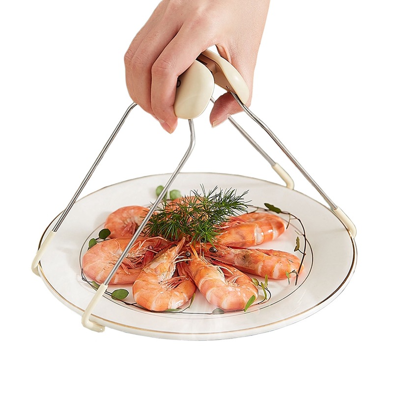 Kẹp Khay nâng kẹp chống bỏng hiện vật chống trượt gia dụng nhà bếp Dụng cụ kẹp bát đĩa Dụng cụ kẹp nồi hầm hấp rau cách nhiệt