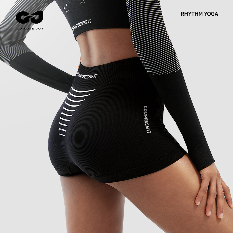 Áo ngực thể thao, quần short đạp xe ngoài trời, quần tập thể dục chạy bộ, yoga liền mạch, ôm sát, nâng mông, đồ lót thể thao nhanh khô