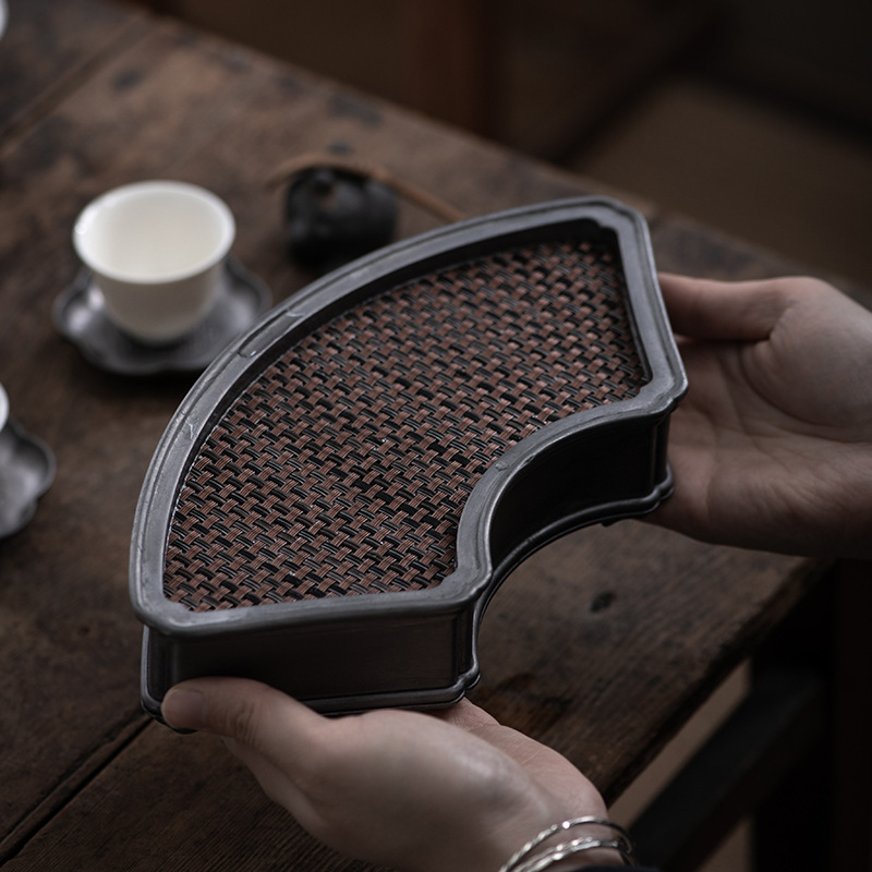 Ấm cổ kính, ấm cổ kính, bộ trà kung fu kiểu Nhật cổ điển, khay trà pha khô, khay đựng nước, khay đựng trà, khay đựng nước