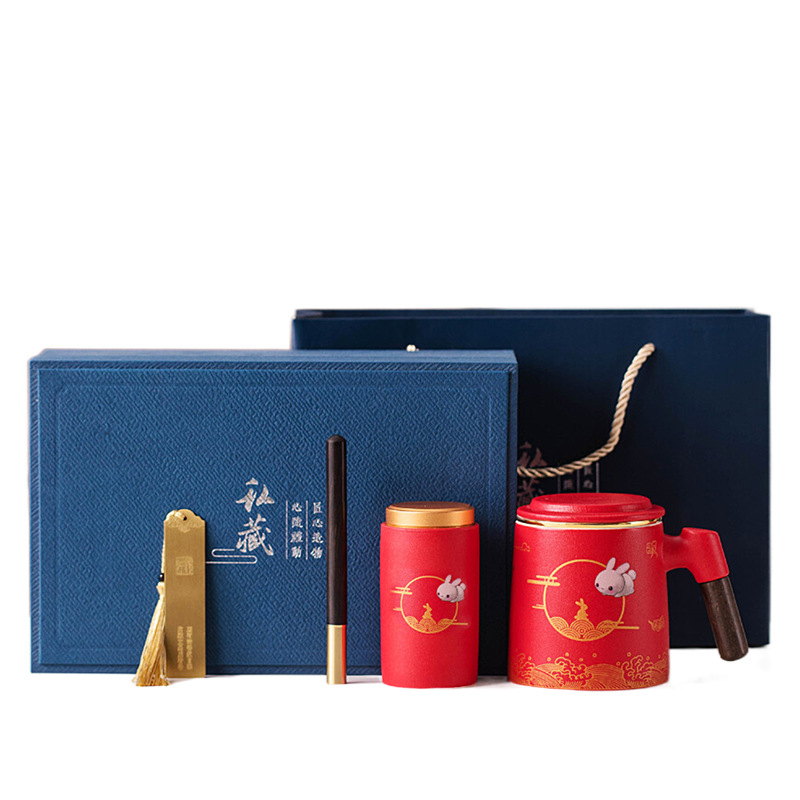 Cốc văn phòng cao cấp cốc trà gốm cá nhân quà tặng sang trọng dành cho các nhà lãnh đạo và người lớn tuổi cốc nước gốm quà tặng