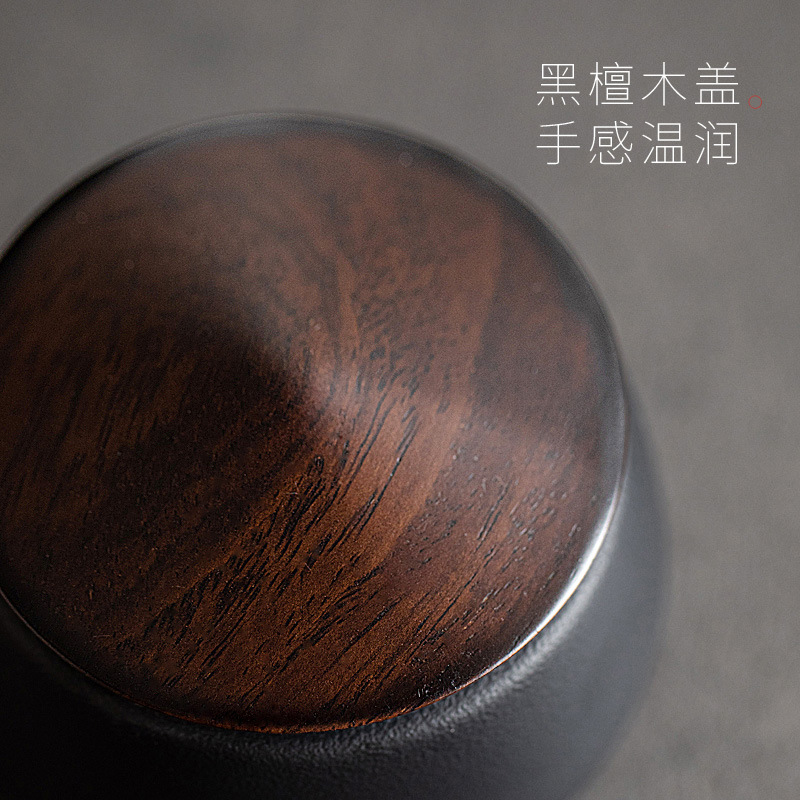 Bình đựng trà cầm tay Bình đựng đồ cỡ nhỏ gốm sứ gia dụng Bình đựng đồ mini du lịch sáng tạo bình kín chống ẩm