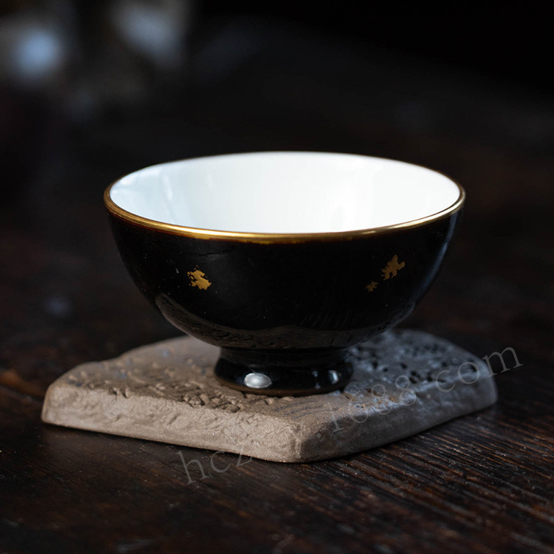 Ấm trà tử sa Nghi Hưng khay đựng trà nhỏ thủ công khay đựng cốc bàn ủ khô đệm ấm gia dụng đệm nắp kéo miếng kinh tim