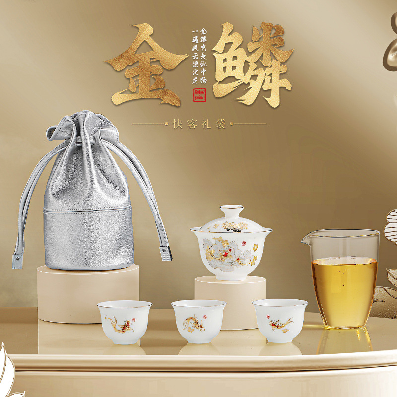 Bộ trà du lịch cửa hàng của người chồng