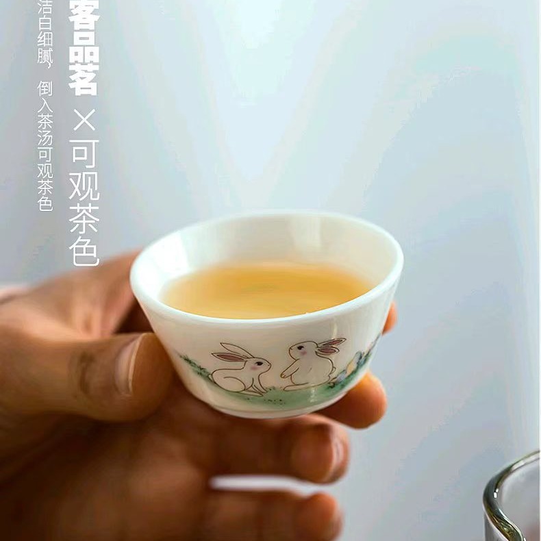 Bộ quà tặng sự kiện ngày lễ khác nhau Bộ Trà Ngọc cừu sang trọng nhẹ phong cách quốc gia bán buôn logo in phong cách
