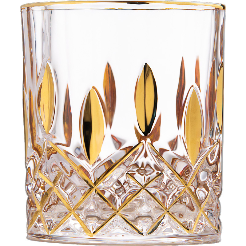 Bộ rượu whisky pha lê sáng tạo phong cách Châu Âu Bộ rượu vang pha lê cao cấp
