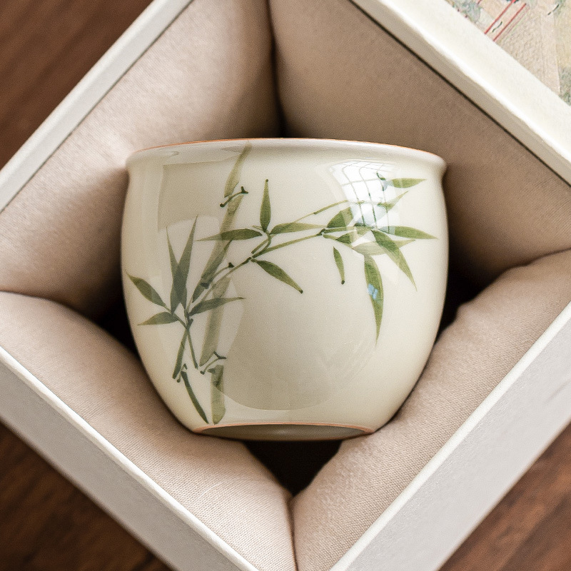 Cốc cốc cốc cốc cốc đựng trà bằng gốm sứ cao cấp phong cách Trung Quốc gia dụng cốc cốc cốc chủ nhân cốc đơn