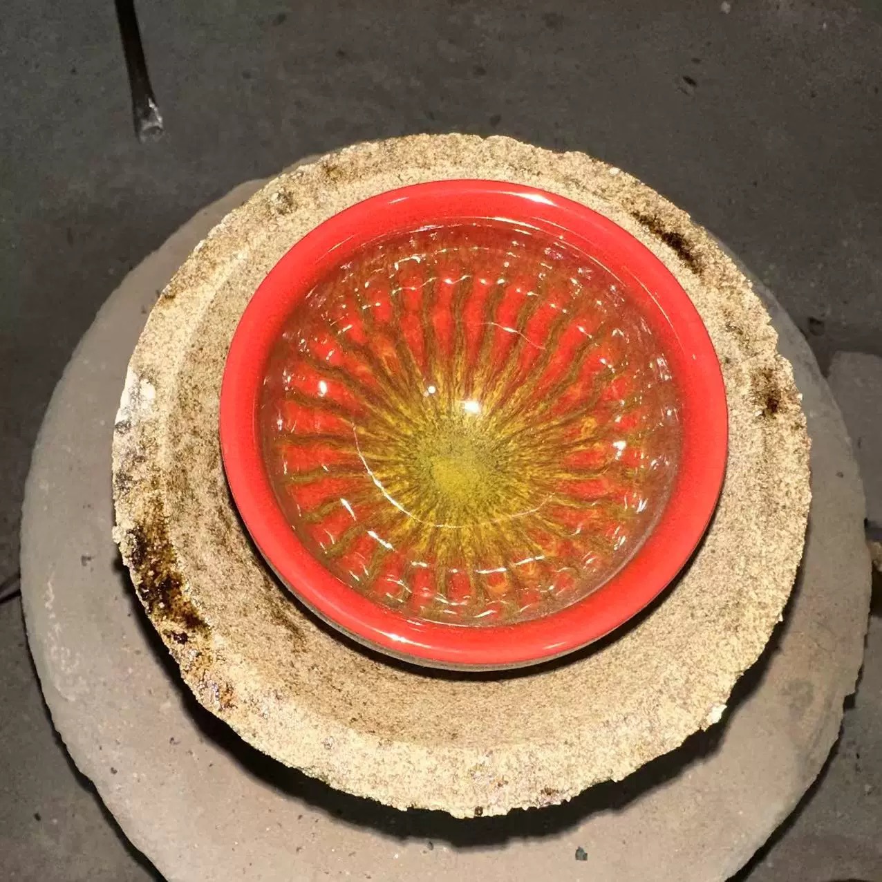 Jianyang Jianzhan Ánh Sáng Mặt Trời Ánh Sáng Mặt Trời Họa Tiết Dao Tướng Cốc Jian Lò Trà Cốc Handmade Gỗ Bếp Master Cup Trà Giao Hàng