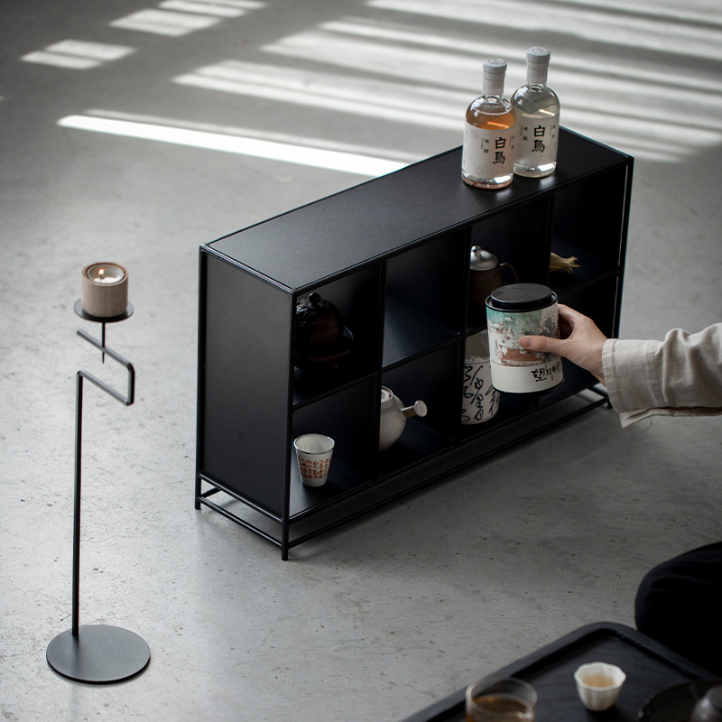 Giá đựng trà bằng sắt Da'antang, giá đựng trà, Giá đựng đồ trên bàn, giá treo cổ nhỏ, Giá trưng bày Duobaoge