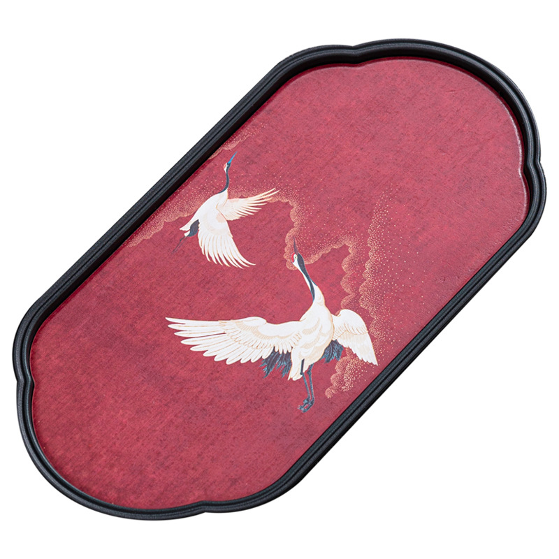 Khay trà khay trà pha khô bàn trà hút nước loại nhỏ dùng trong gia đình đun trà mẫu mới 2024 bộ trà một người sành điệu Chengguo cổ điển