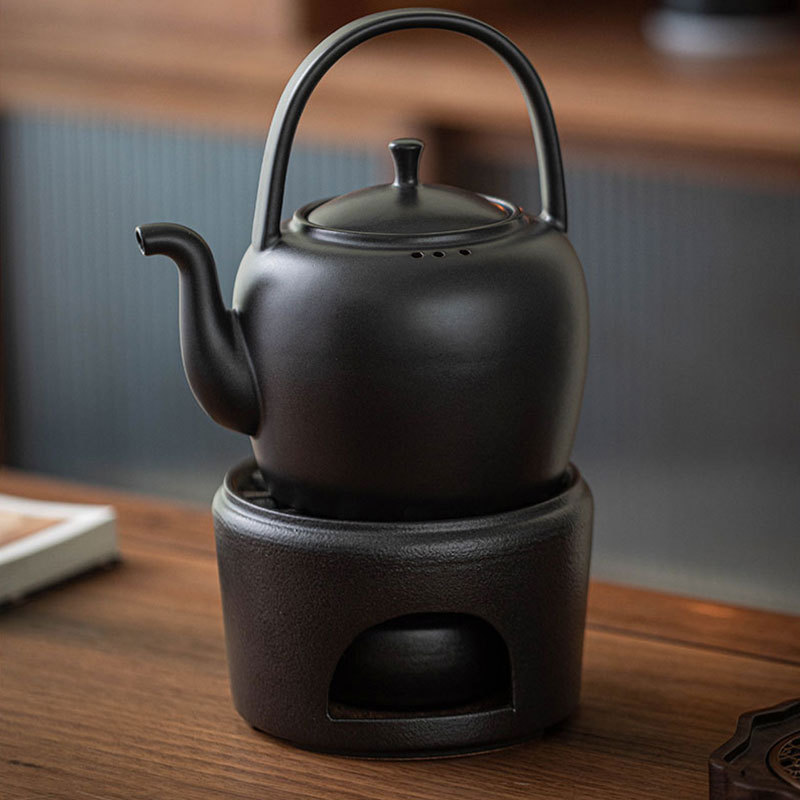 Tiliang Panshan Ấm đun nước gốm dung tích lớn Ấm pha trà chịu nhiệt cao gia dụng dụng cụ pha trà cổ điển