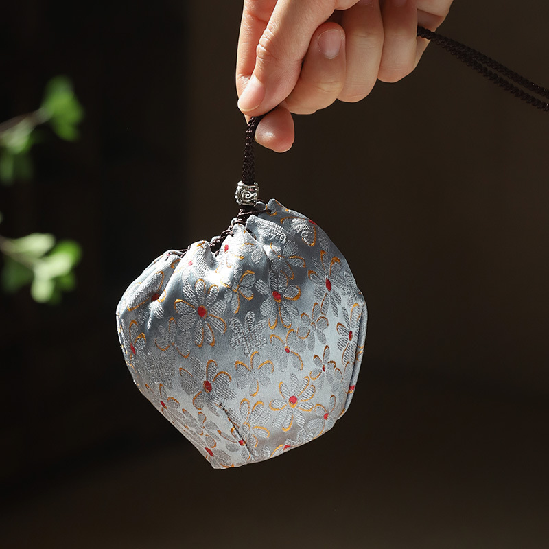 Tách trà túi đựng đồ cá nhân cốc đơn túi đựng cốc cốc chủ nhân dụng cụ trà Kung Fu túi xách tay bán buôn phụ kiện trà đạo