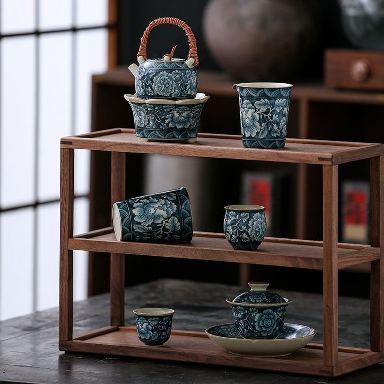 Cốc trà hoa Ruyao cốc chủ nhân cốc gốm sứ cốc nước giải khát cốc cá nhân cốc đơn cốc văn phòng dung tích lớn cốc nước