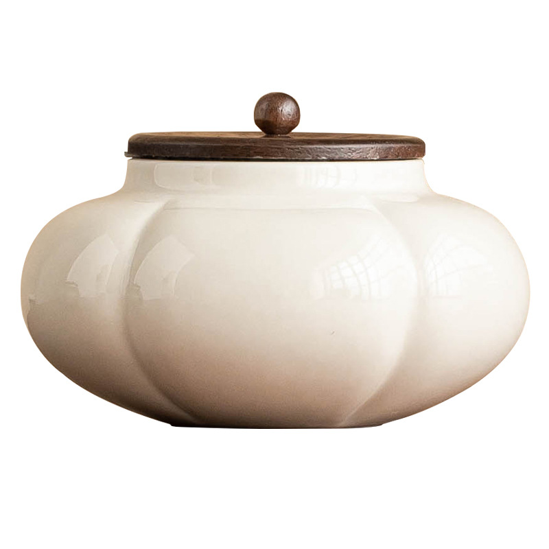 Bình trà gốm sứ, bình rỗng, bình kín, bình đựng trà di động đơn giản kiểu Trung Quốc, bình đựng đồ trang trí sáng tạo, phụ kiện bộ trà