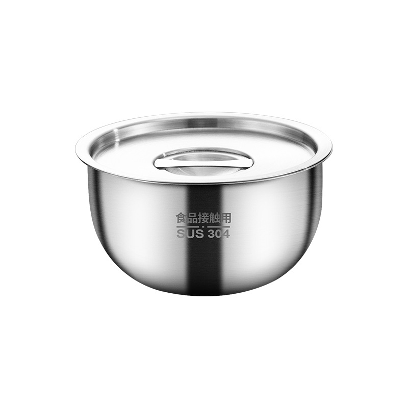 Bát hấp trứng inox 304 cấp thực phẩm gia dụng có nắp đậy bát tráng miệng yến sào MX009