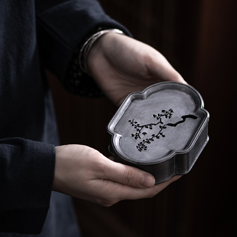 Cổ Tín Cũ Nồi Retro Nhật Bản Kung Fu Bộ Trà Khô Bàn Pha Khay Trà Tích Nước Nồi Khay Trà nồi Miếng Lót Bảo Quản Nước