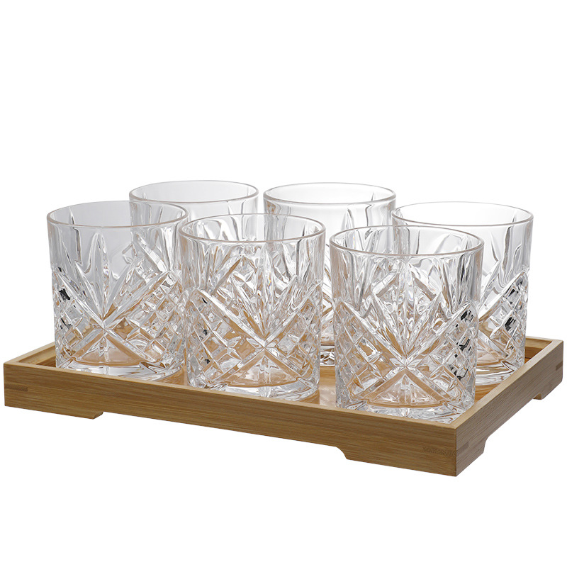 Ly rượu Whisky Ly rượu phong cách Châu Âu Ly Rượu Thủy Tinh Bộ dụng cụ đựng rượu Bộ dụng cụ đựng rượu tại nhà Ly bia ly bán buôn
