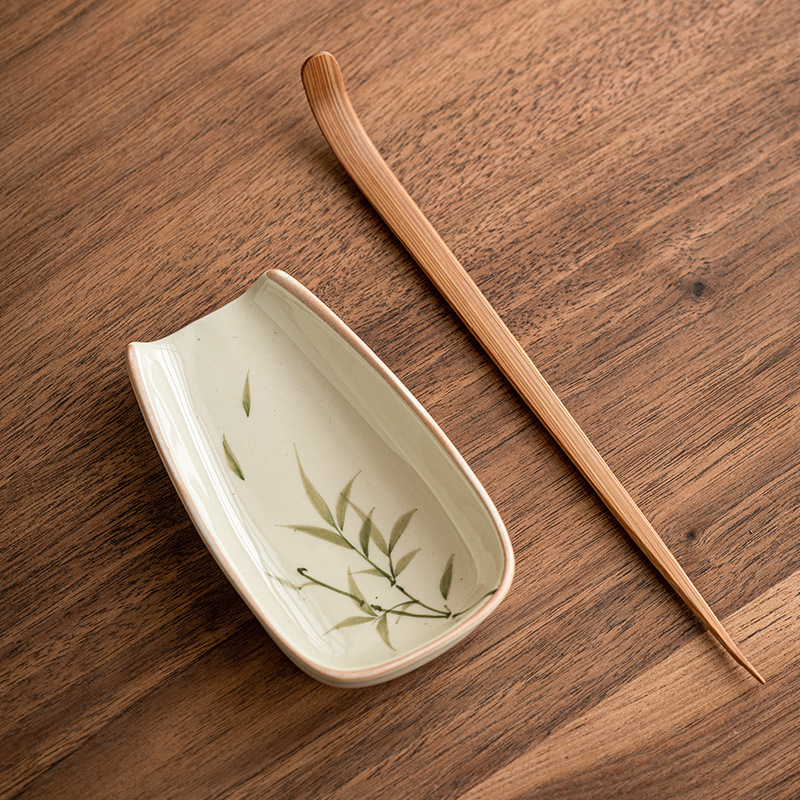 Bộ hai chiếc Bộ trà Kung Fu phong cách Trung Quốc Bộ trà Kung Fu Bộ trà gốm sứ Đĩa trà Thiền Phụ kiện trà đạo