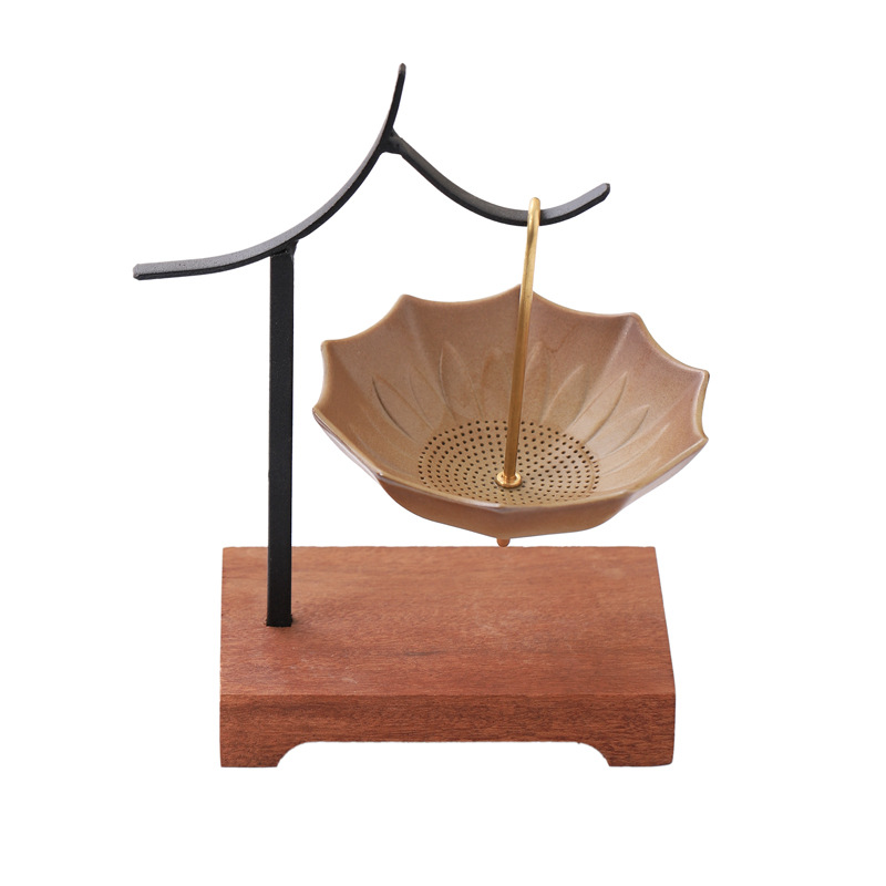 Ô dù sáng tạo lọc trà lọc trà gốm lọc tách trà lưới lọc trà đồ dùng pha trà đồ trang trí bàn trà để bàn