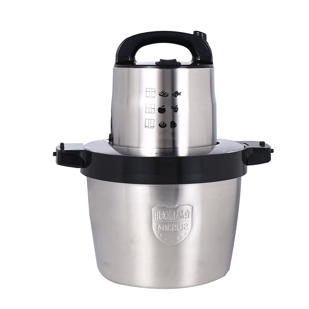 Máy xay thịt xuyên biên giới Châu Âu máy xay điện gia dụng máy xay thịt máy nấu ăn đa chức năng nhỏ bằng thép không gỉ