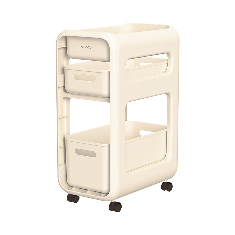 Giá để đồ cặp sách có thể di chuyển xe đẩy, Giá đựng sách, dưới bàn Nhiều Tầng gia dụng, túi đựng học sinh, tủ ròng rọc