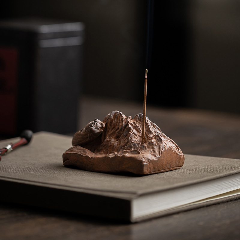 Vỏ ve sầu mùa xuân và mùa thu bùn đá cũ, phụ kiện bộ trà Kung Fu gốm sứ sáng tạo cổ điển