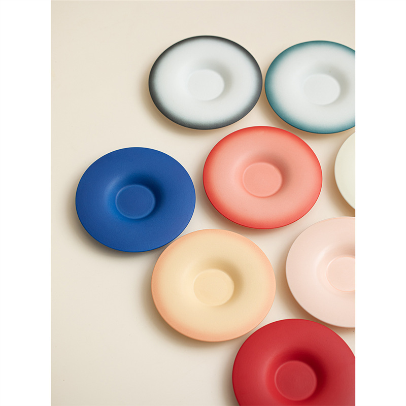 Cốc cà phê Mỹ Bộ cốc gốm sứ tinh tế cao cấp Bộ cốc và đĩa nữ cao cấp sang trọng nhẹ nhàng retro