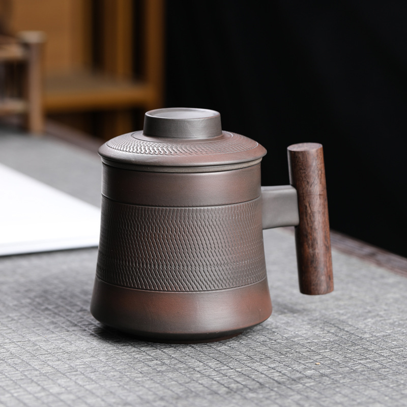 Chén trà gốm tím quà tặng doanh nghiệp sang trọng cao cấp bộ giải thưởng khách hàng cao cấp bán buôn quà lưu niệm kỷ niệm thiết thực cao cấp