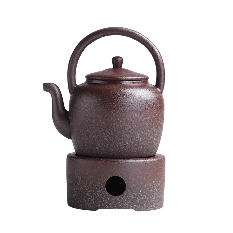 Ấm trà pha trà trong bếp lò kiểu Trung Quốc mới bộ ấm trà bếp trà nến trong nhà