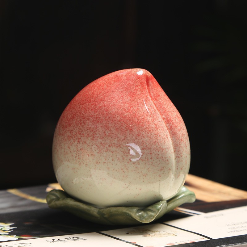 Hoa đào sáng tạo bình kín, bình trà đào nhỏ, bình kín, đồ trang trí, tiệc sinh nhật, quà tặng lưu niệm