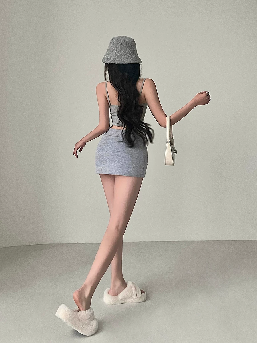 YoungGirlDay Quần short an toàn chống lộ hàng cạp cao gợi cảm có dây rút chống lộ hàng với váy ngắn ôm sát hông.