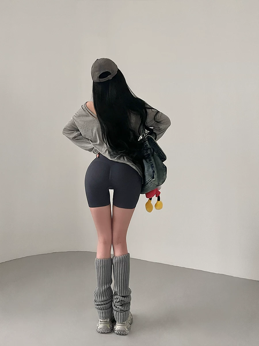 YoungGirlDay Quần tập yoga ôm sát hông phong cách Âu Mỹ gợi cảm, nâng mông, thon gọn, quần short đạp xe
