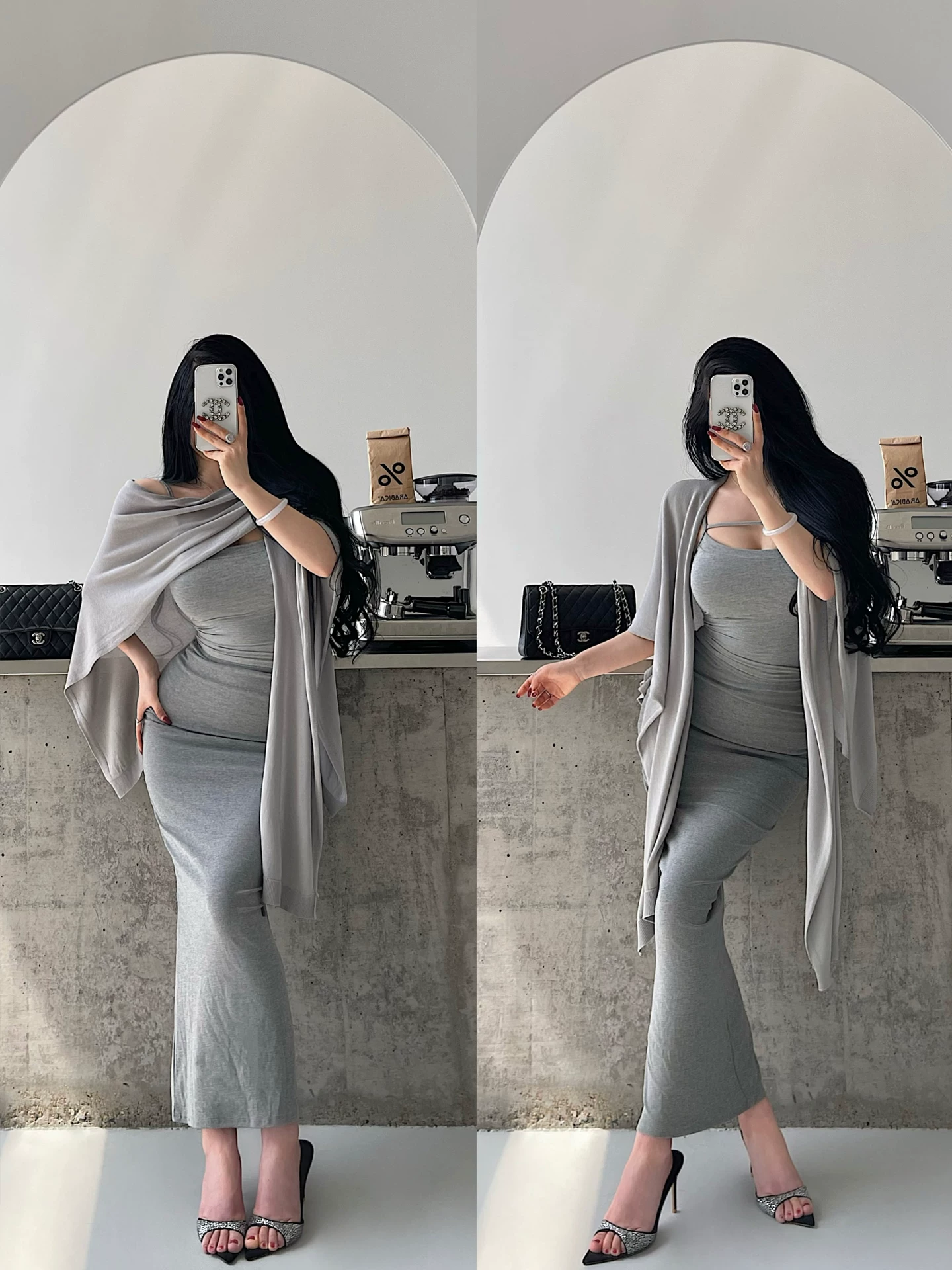 Áo khoác cardigan len lyocell dáng rộng, kiểu dáng cổ điển, chống nắng, dài trung bình, giúp thon gọn dáng người dành cho nữ của YoungGirlDay