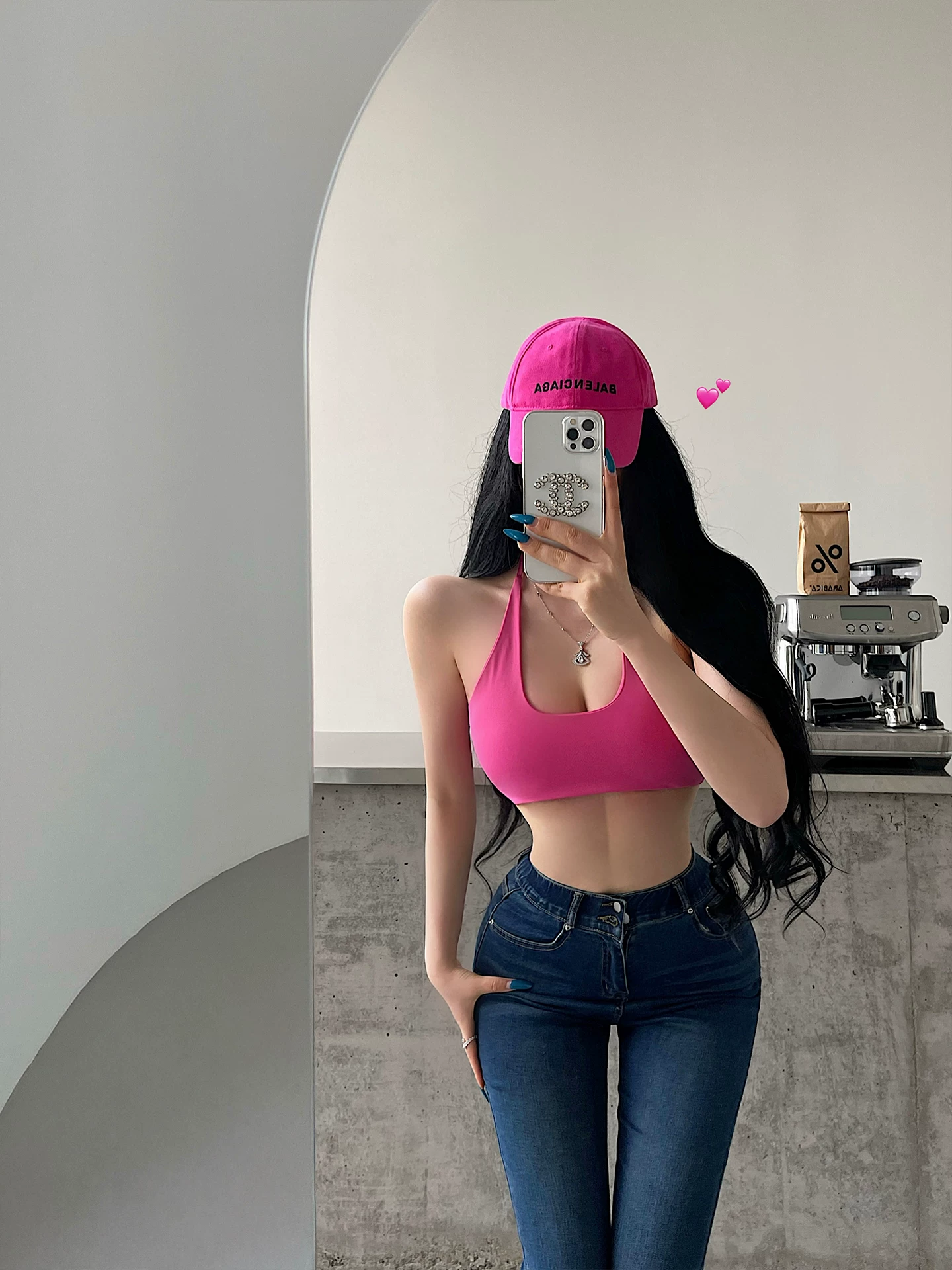 Áo tập yoga kiểu hot girl YoungGirlDay gợi cảm, lưng trần, có mút ngực, kiểu halter cổ yếm.