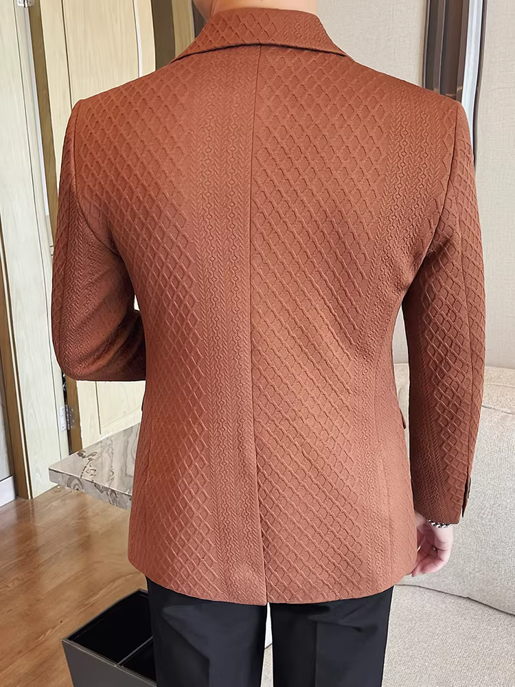 Áo vest nam thiết kế cổ điển, thời trang mới 2025, kiểu dáng ôm body, lịch lãm, phong cách thường ngày, công sở, đơn giản.