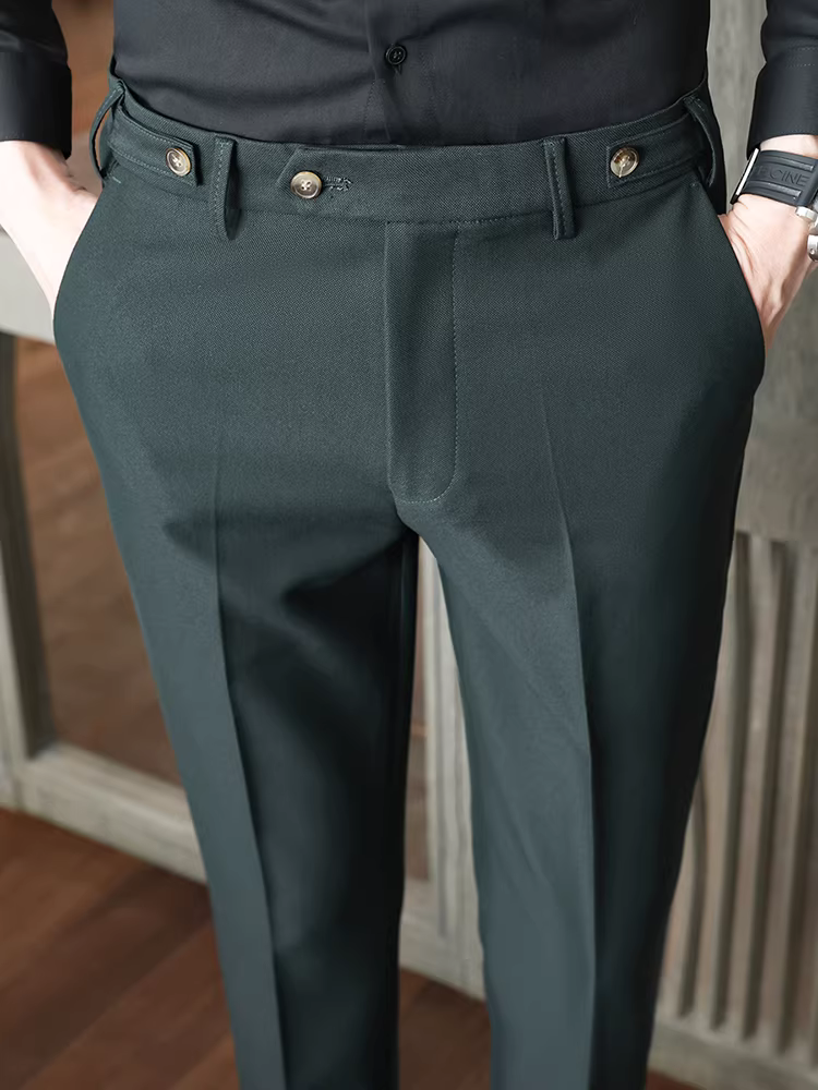 Quần âu nam cao cấp, chất liệu mềm mại, quần âu thường ngày, đa năng, ôm dáng, dễ chăm sóc, chống nhăn.