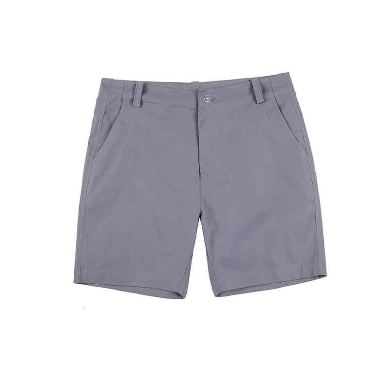 Quần short nam thông thường, quần short năm điểm dáng thẳng mỏng kiểu Hàn Quốc mùa hè, quần short siêu ngắn màu trơn, quần short ba điểm đa năng và mát mẻ.