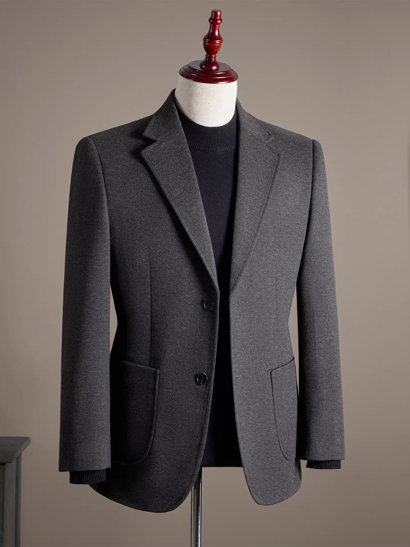 Áo khoác len dày mùa thu đông dành cho nam, chất lượng cao, ôm dáng, thời trang, giản dị, công sở, đa năng, cỡ lớn, kiểu dáng đơn giản.