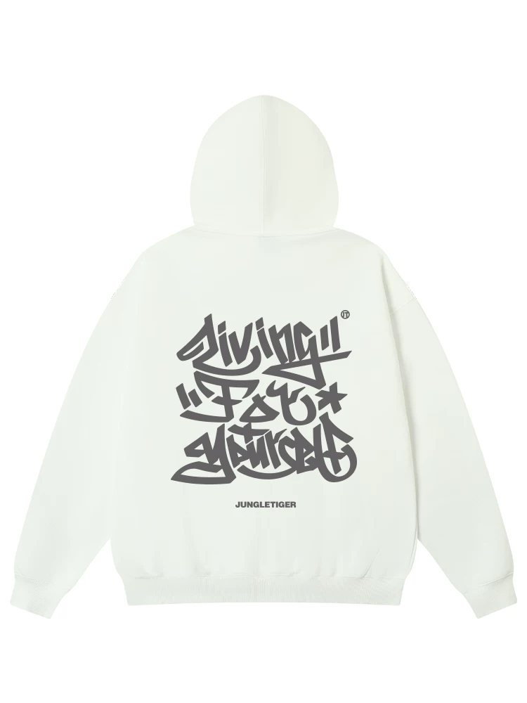 Áo hoodie in hình Graffiti Tiger Jungle dành cho nam và nữ, áo hoodie dày dặn 420g dày dặn, ấm áp, mới mùa thu/đông.