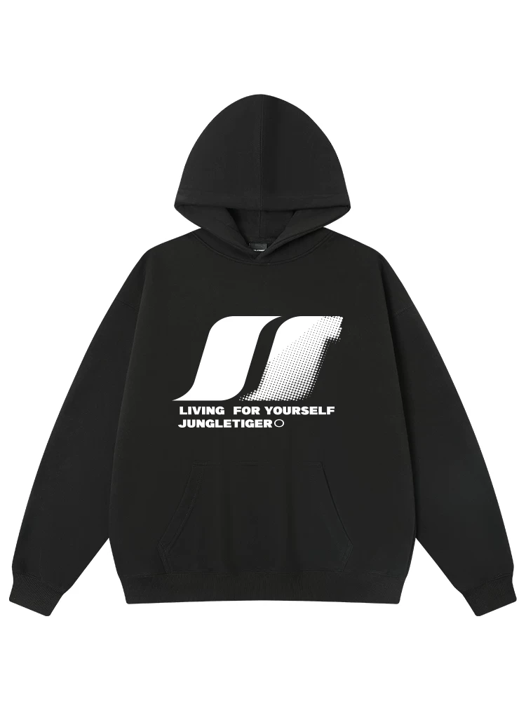 Áo hoodie in logo phong cách Mỹ Jungle Tiger dành cho nam và nữ, thương hiệu thời thượng, chất liệu dày 420g, áo khoác hoodie cặp đôi phong cách thường ngày