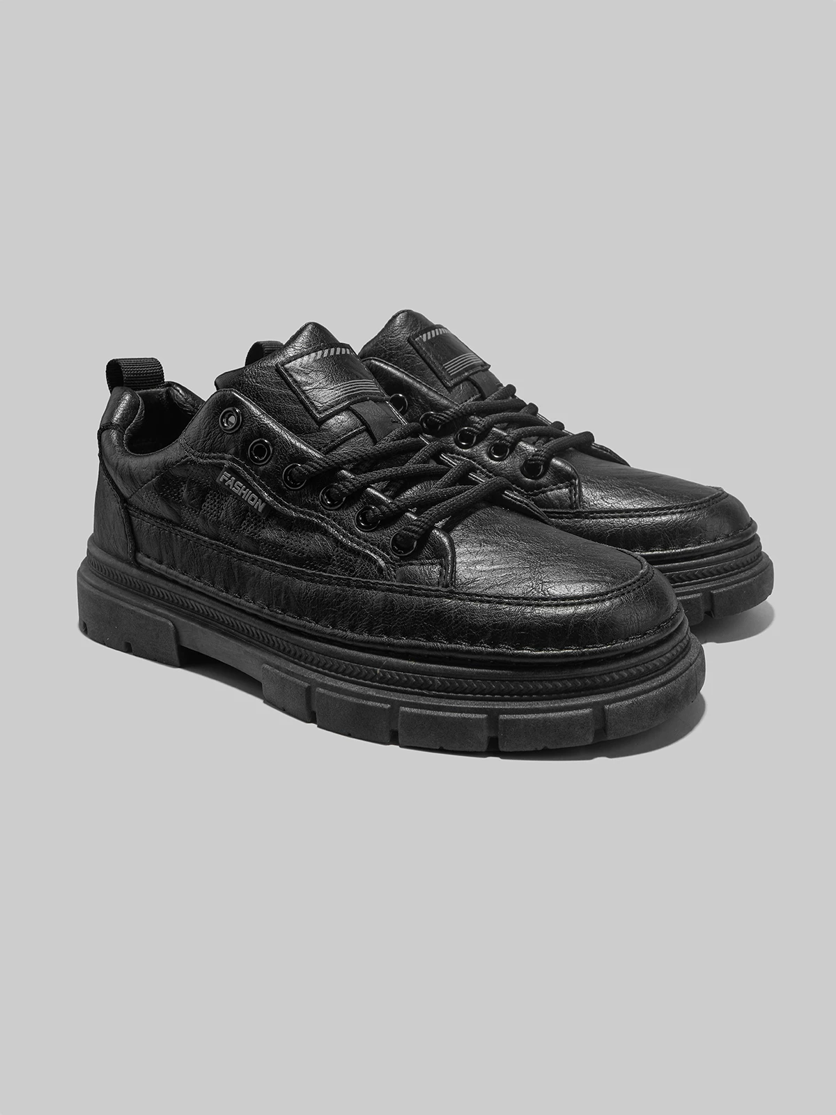 Giày da nam Dongjia Qshoes kiểu Anh, đa năng, thoáng khí, đế mềm, chống mùi, giày công sở cổ điển kiểu Anh.