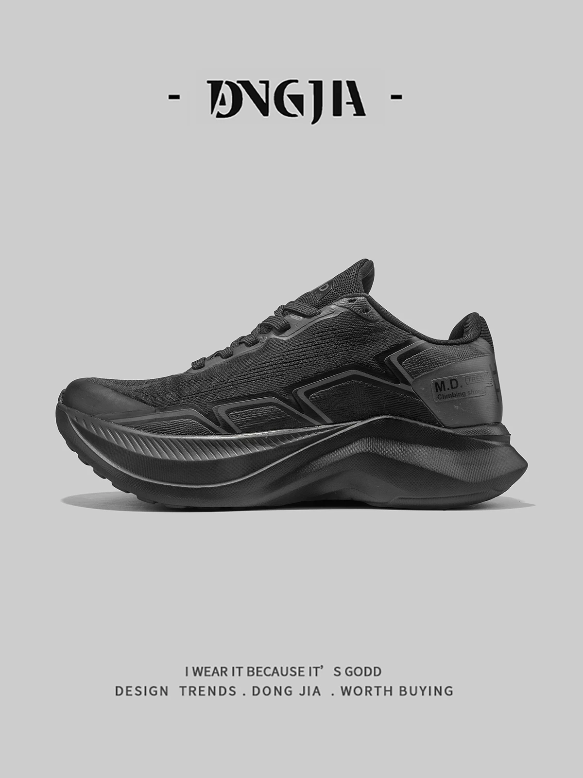 Dongjia Qshoes xuất khẩu giày thể thao nam, giày chạy bộ đế dày thoáng khí, nhẹ, chống sốc marathon