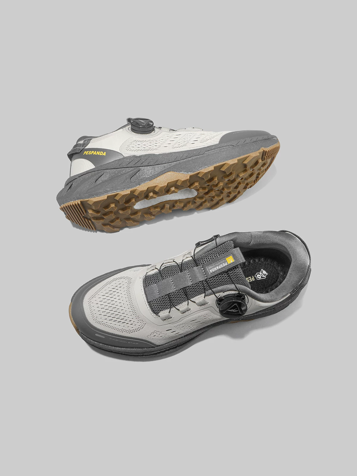 Dongjia Qshoes xuất khẩu giày đi bộ đường dài và leo núi cho nam và nữ, dễ dàng mang và cởi với khóa xoay, giày chạy bộ thể thao ngoài trời xuyên quốc gia